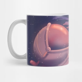 astronaut and space Mug